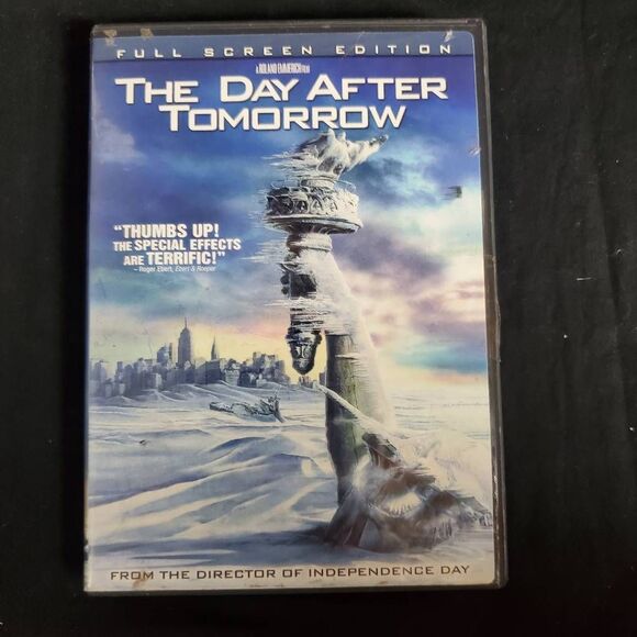 The Day After Tomorrow DVD Full Screen Edition (2004) Dennis Quaid Jake Gyllenha - Picture 1 of 3